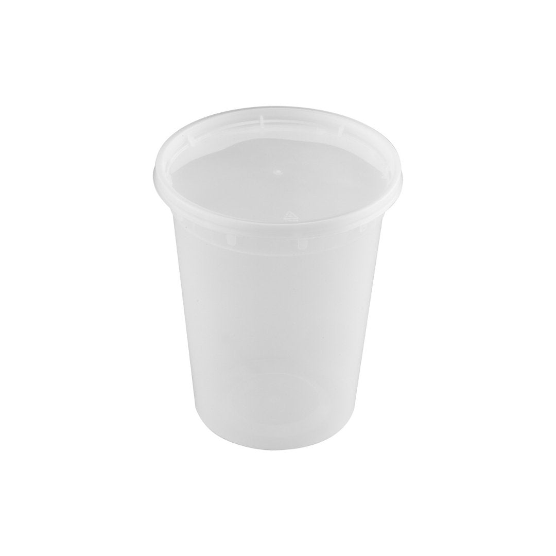 32oz Heavy Duty Deli Container, 240 Combo Sets - Feast Source
