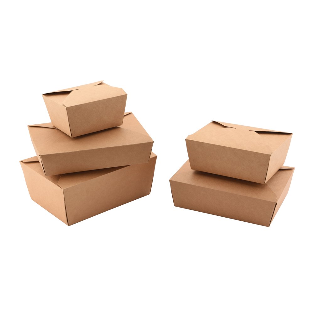 Kraft Paper Take Out Containers - Feast Source