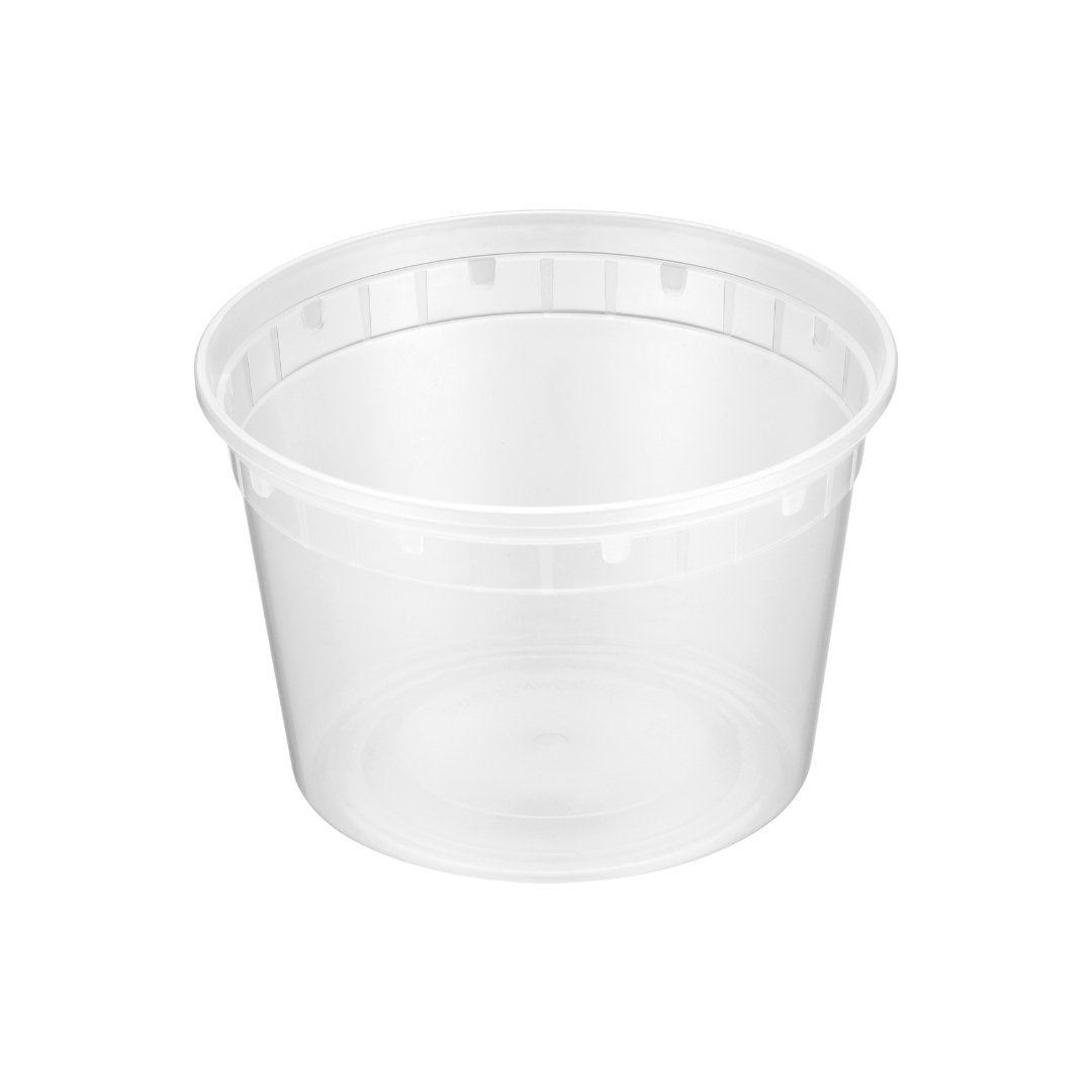 16oz Heavy Duty Deli Container, K - Series, 240 Combo Sets - Feast Source