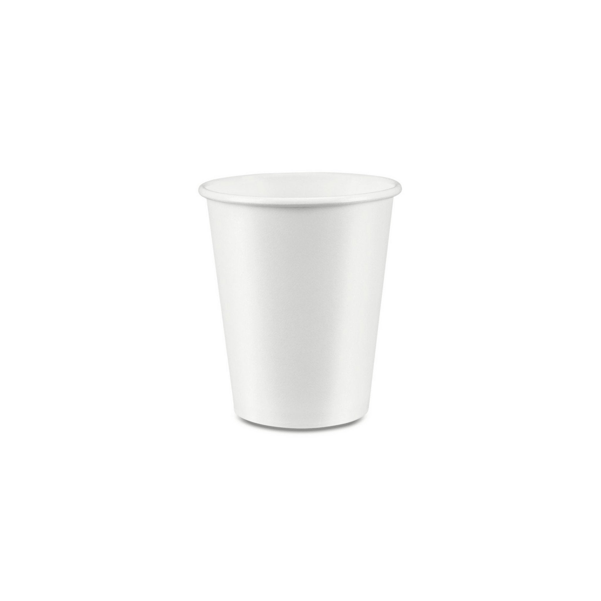 10oz Paper Cup, Single Wall, 90mm, White, 1000pc - Feast Source