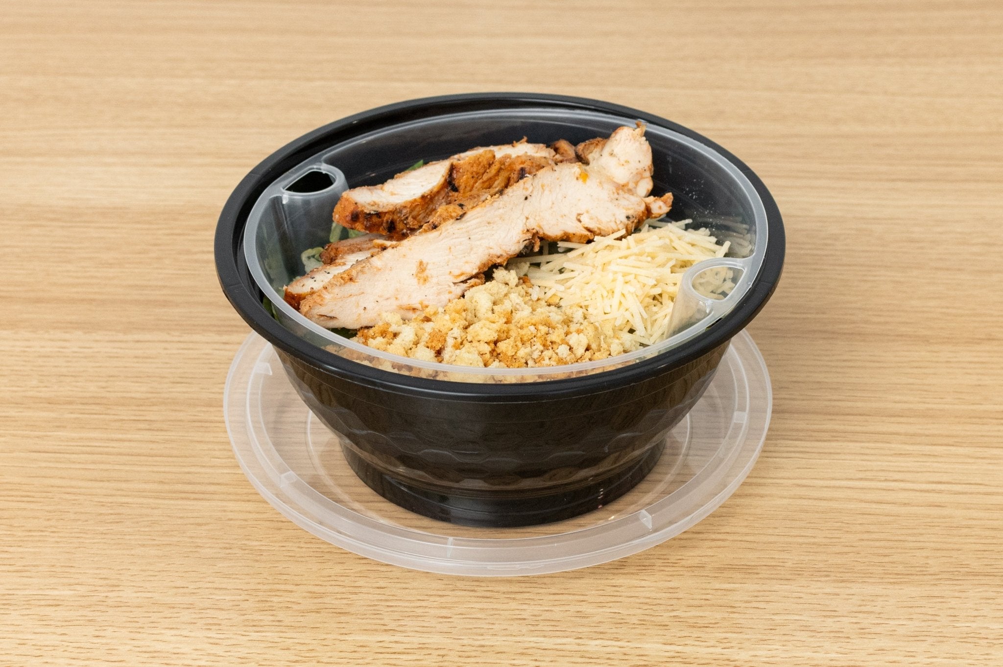 50oz Microwaveable Noodle Bowl with Lid, Black, 120 Sets - Feast Source
