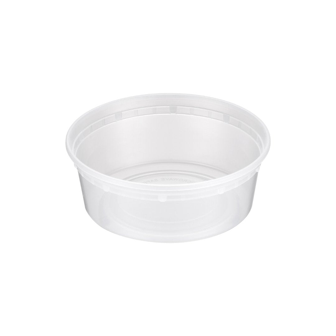 8oz Heavy Duty Deli Container, 240 Combo Sets - Feast Source