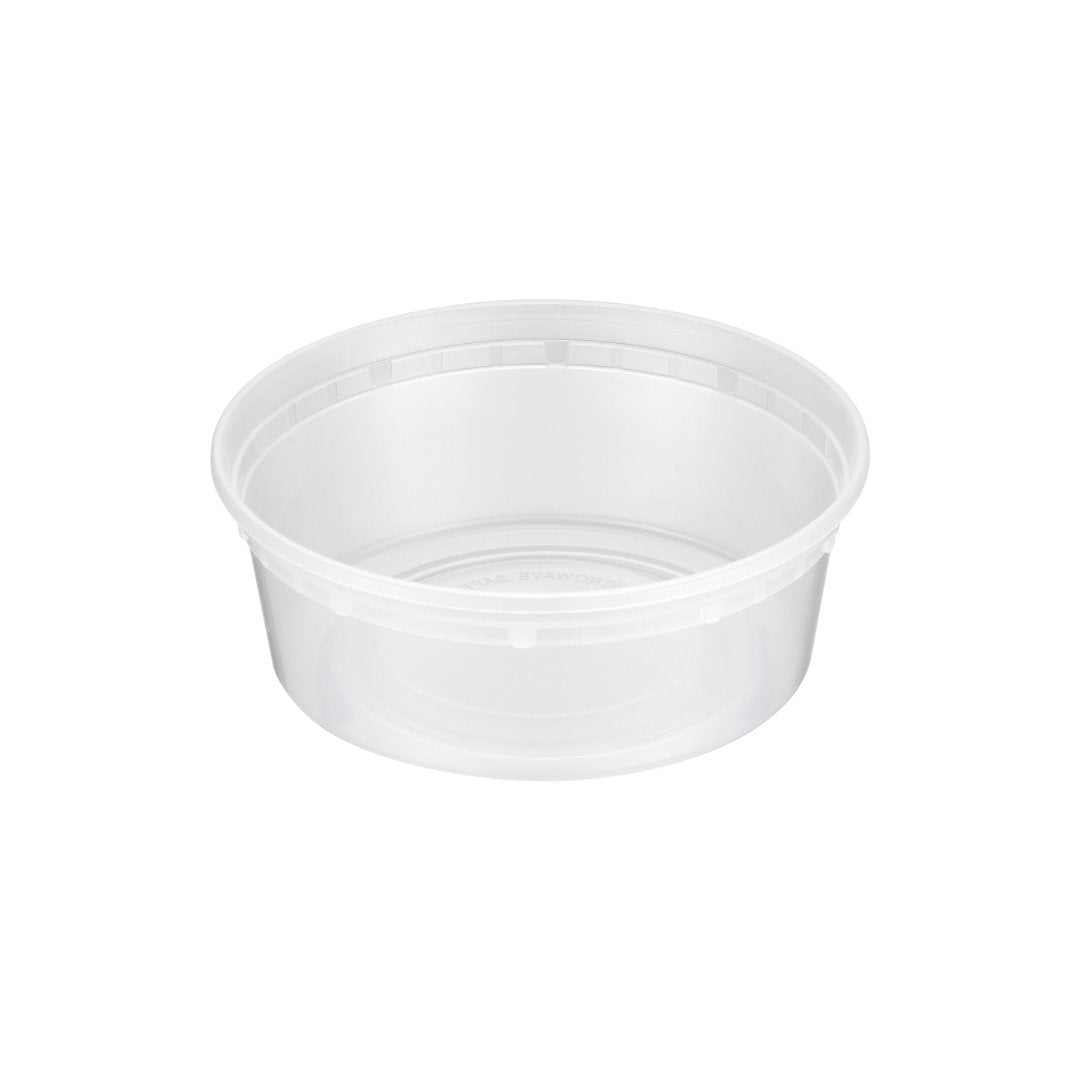 8oz Heavy Duty Deli Container, Base Only, 500pc - Feast Source