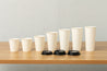 8oz Paper Cup, Single wall, 80mm, White, 1000pc - Feast Source
