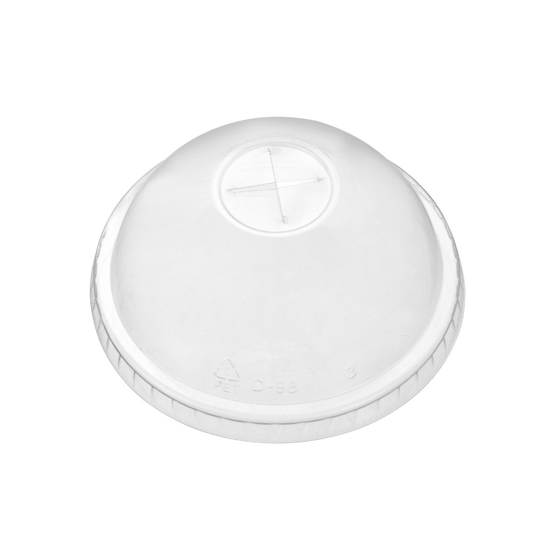 Dome Lids for 12-24oz PET Cups, 98mm, 1000 pc - Feast Source