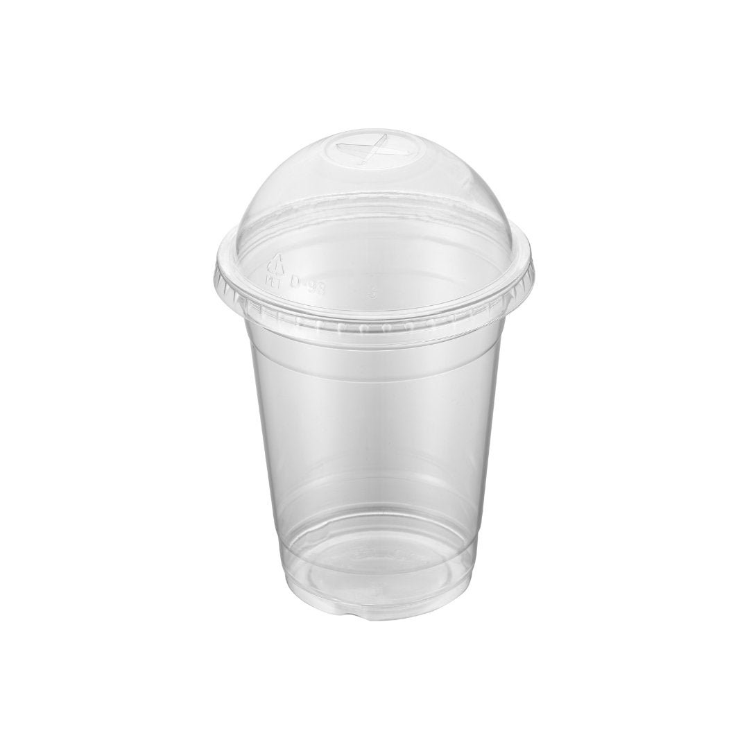 Dome Lids for 12-24oz PET Cups, 98mm, 1000 pc - Feast Source