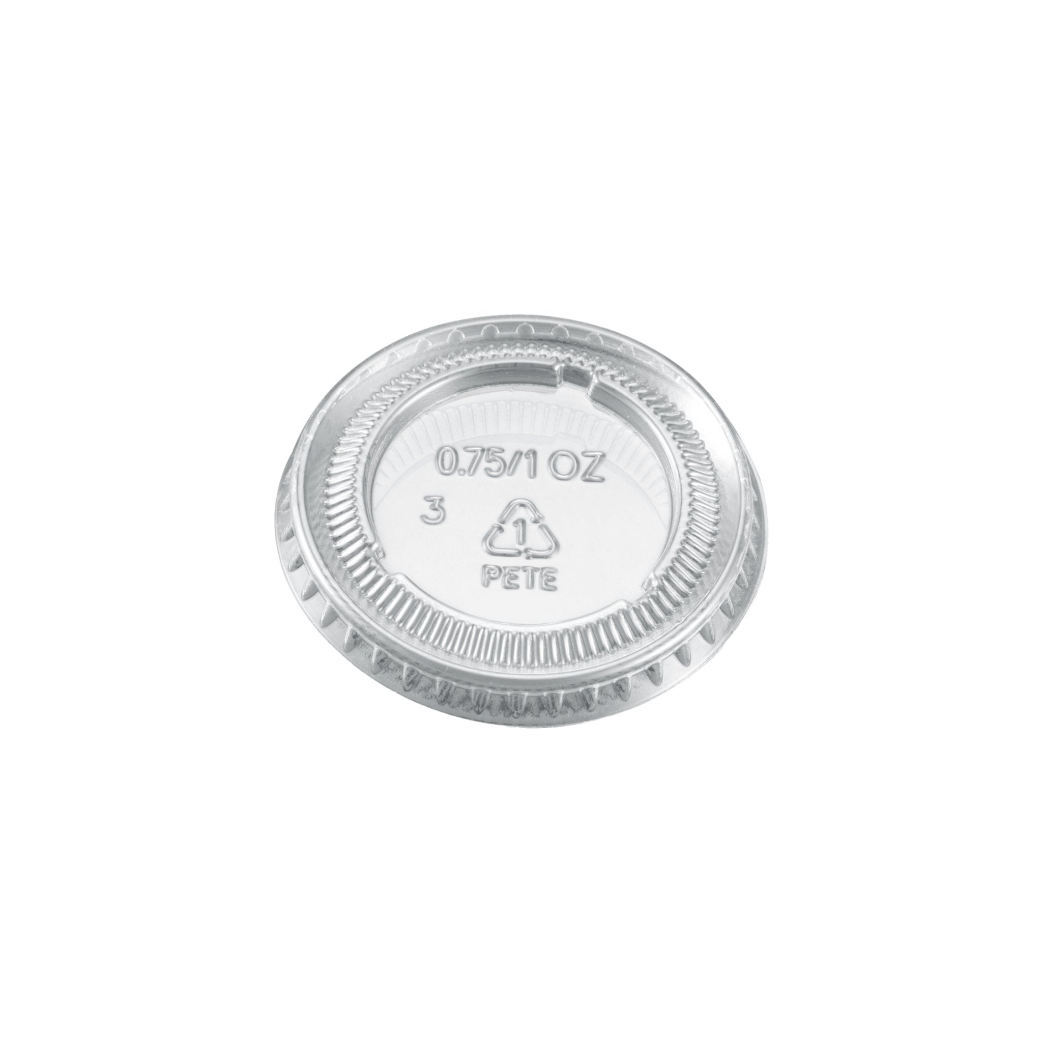 Flat Lid for Portion Cup 0.75 oz and 1 oz, 2500 pc - Feast Source