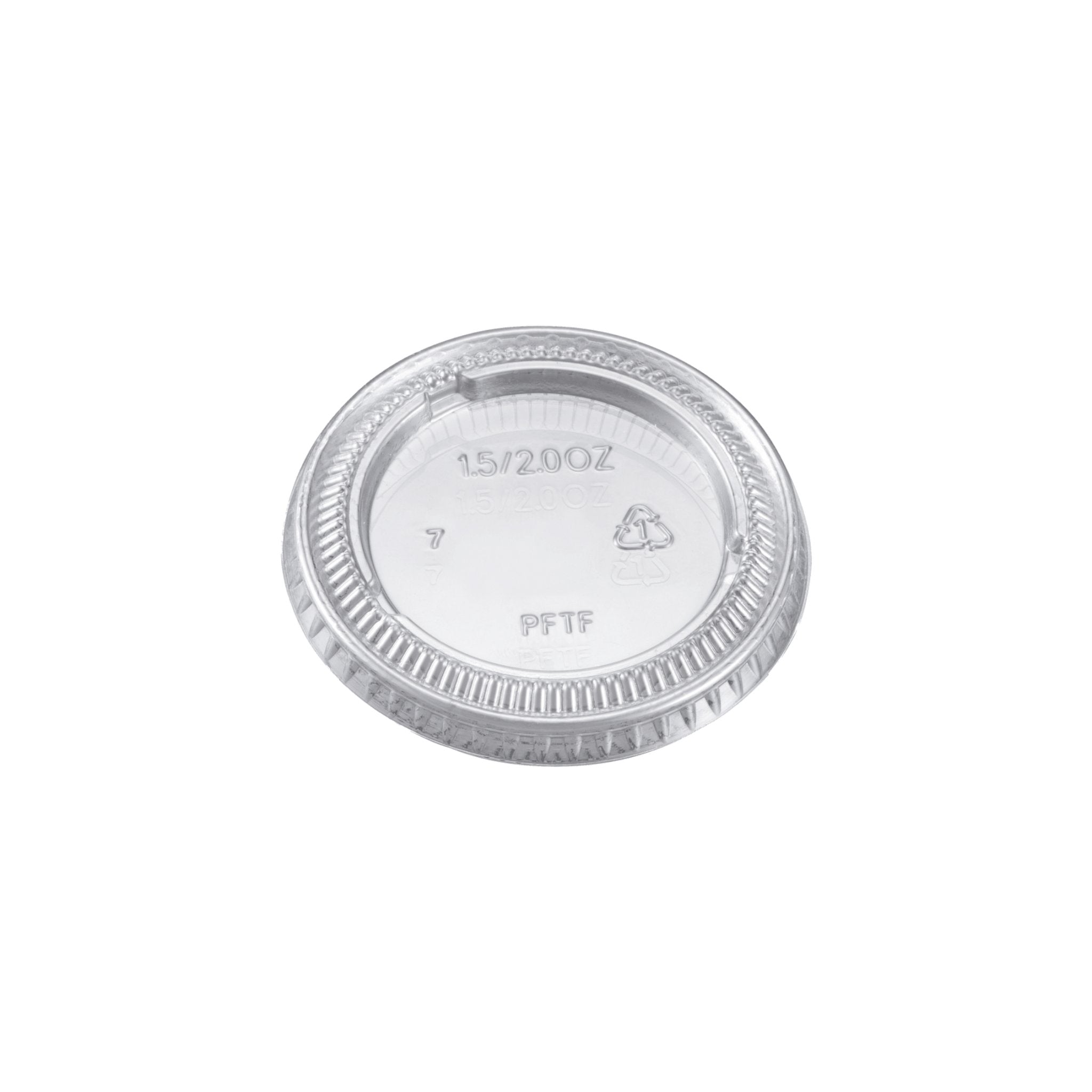 Flat Lid for Portion Cup 1.5 oz and 2 oz, 2500pc - Feast Source
