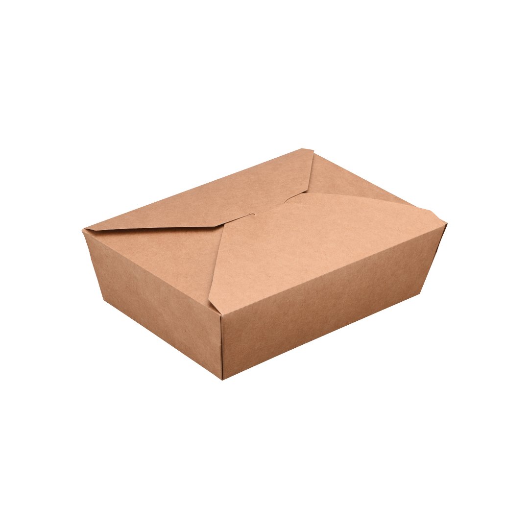 Kraft Paper Take Out Container #3 - Feast Source