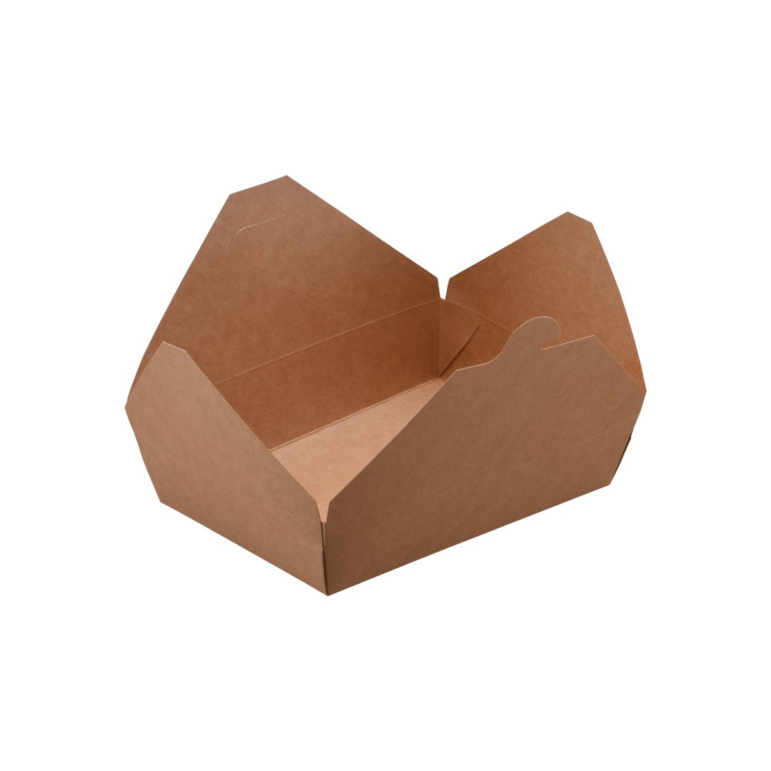 Kraft Paper Take Out Container #3 - Feast Source