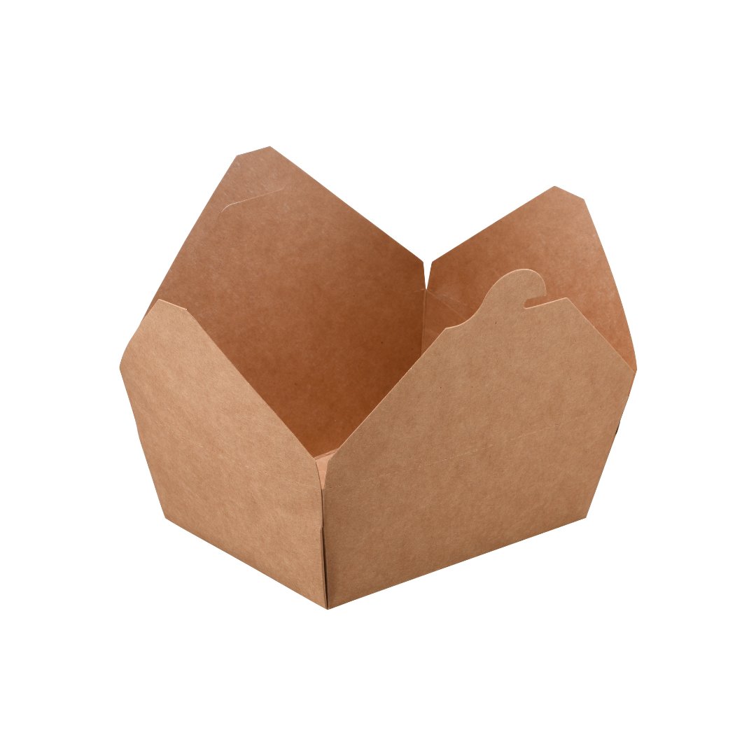 Kraft Paper Take Out Container #4 - Feast Source