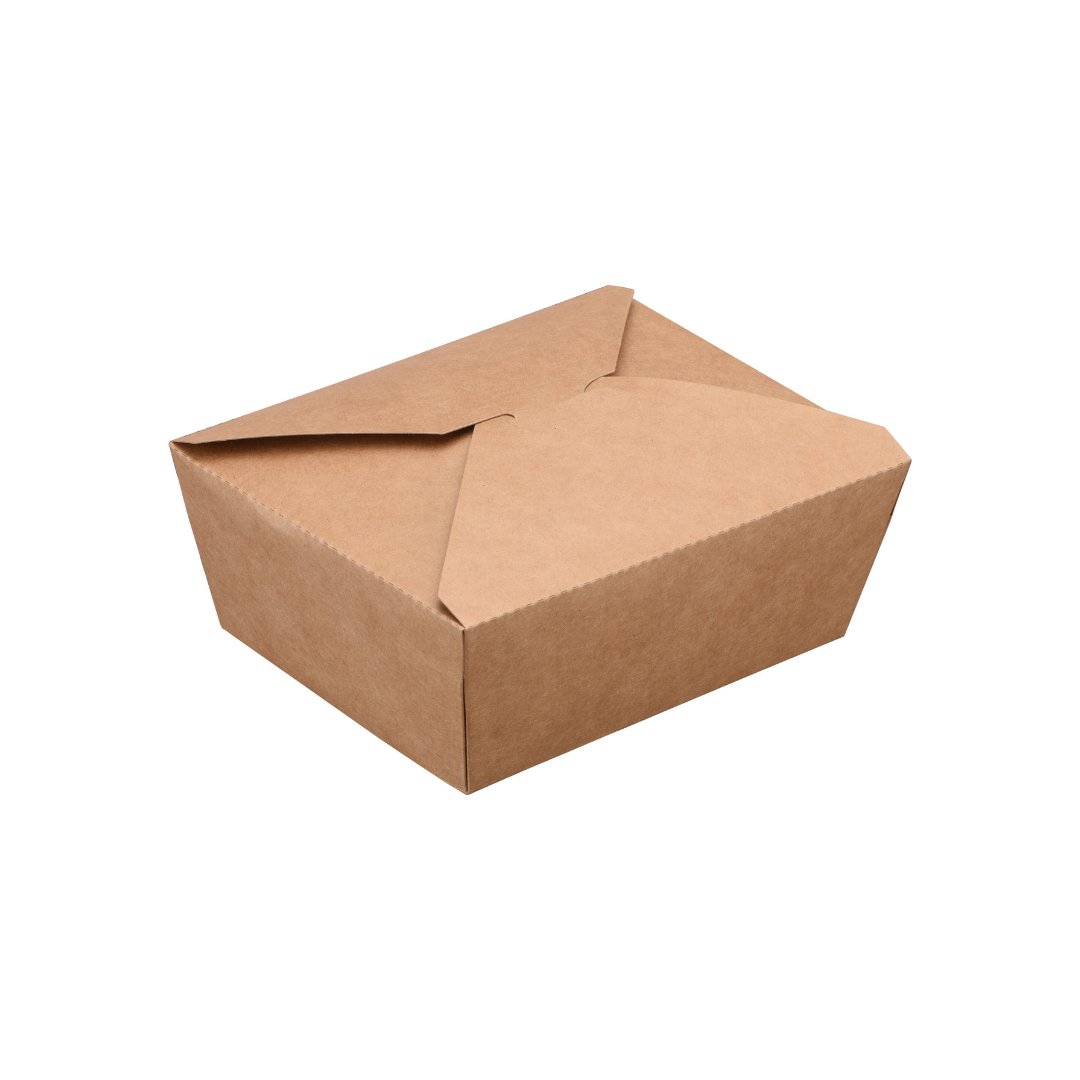 Kraft Paper Take Out Container #4 - Feast Source