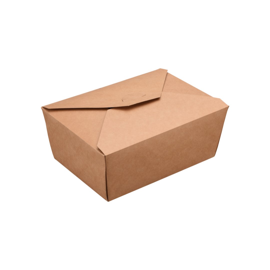 Kraft Paper Take Out Container #8 - Feast Source
