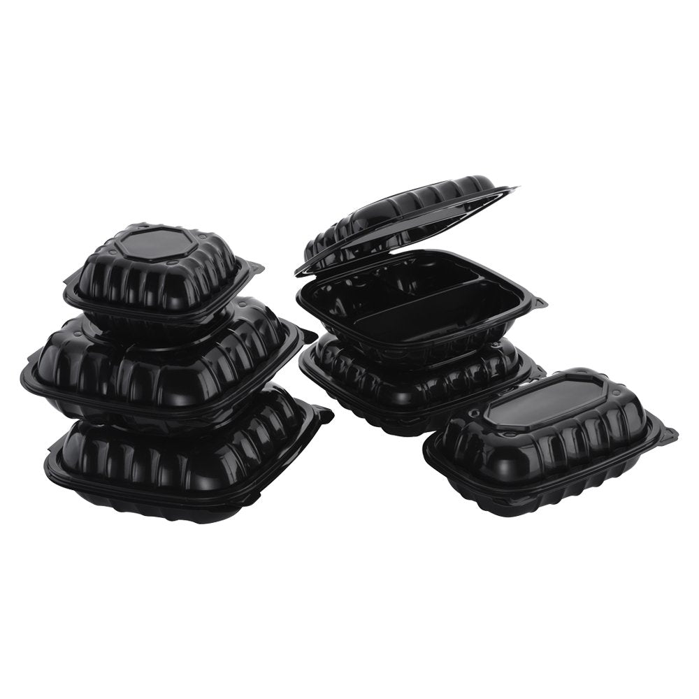 Microwaveable All-Black Containers Sample Pack - Feast Source